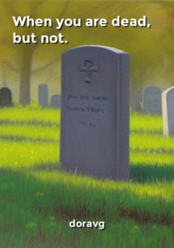 When you are dead, but not
