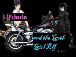 Lil’dude and the Goth girl Elf